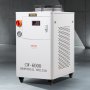 VEVOR Industriële waterkoeler, CW6000, 1500W waterkoeler met compressor, watertankinhoud 15 liter, max. debiet 65 l/min, voor CO2-lasergraveermachine.