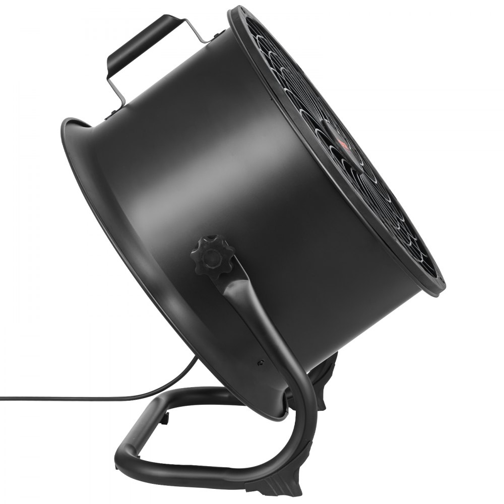 VEVOR Staande ventilator, 3-snelheden windmachine, 355,6 mm, 360° kantelbaar, 7,2 m/s luchtstroom, grote metalen ventilator, voor thuis, sportschool, kantoor, garage en commerciële ruimtes
