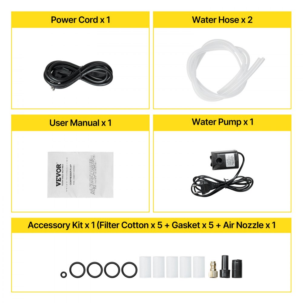 VEVOR High Pressure Compressor, 4500PSI/30MPA High Pressure Air Compressor, 1800W 220V Automatic Pressure Relief Air Rifle Compressor for Paintball Air Rifle, PCP Rifle, Diving Bottle