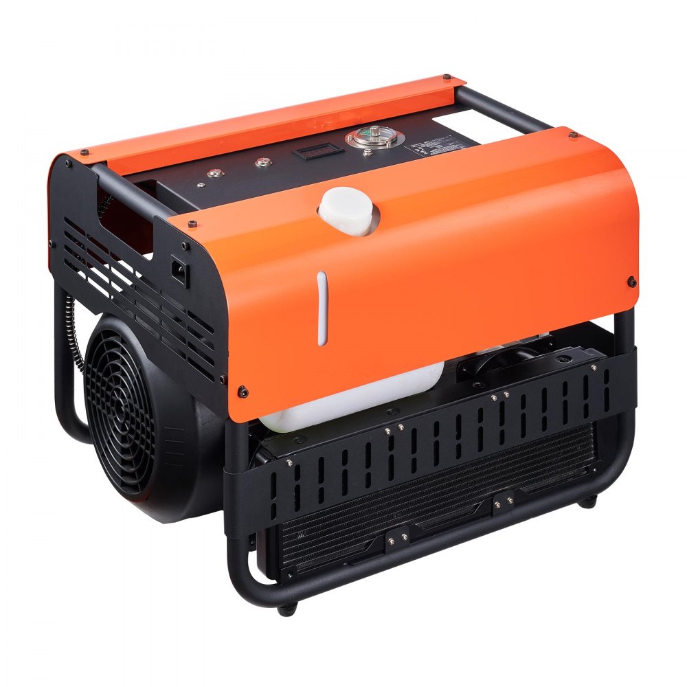 VEVOR PCP-luchtcompressor, 30 MPa, duikcompressor met dubbele cilinder, automatische stop, 35 l/min ademluchtcompressor, waterkoelsysteem, ingebouwde ventilator, voor duikfles, paintball en luchtgeweer