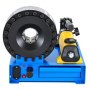 VEVOR High Pressure Hydraulic Hose Crimper, Manual Hose Crimping Tool with 8 Dies & 0.24"-1.1" Crimping Range, Suitable for Low & High-Pressure Oil Pipes, Gas/Water/Auto AC Hoses & Cable Joints