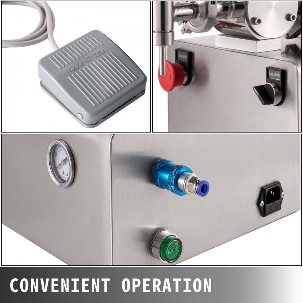 Pneumatische Vulmachine Vloeistof- En Pasta-vulmachine 500 Ml Mengfunctie