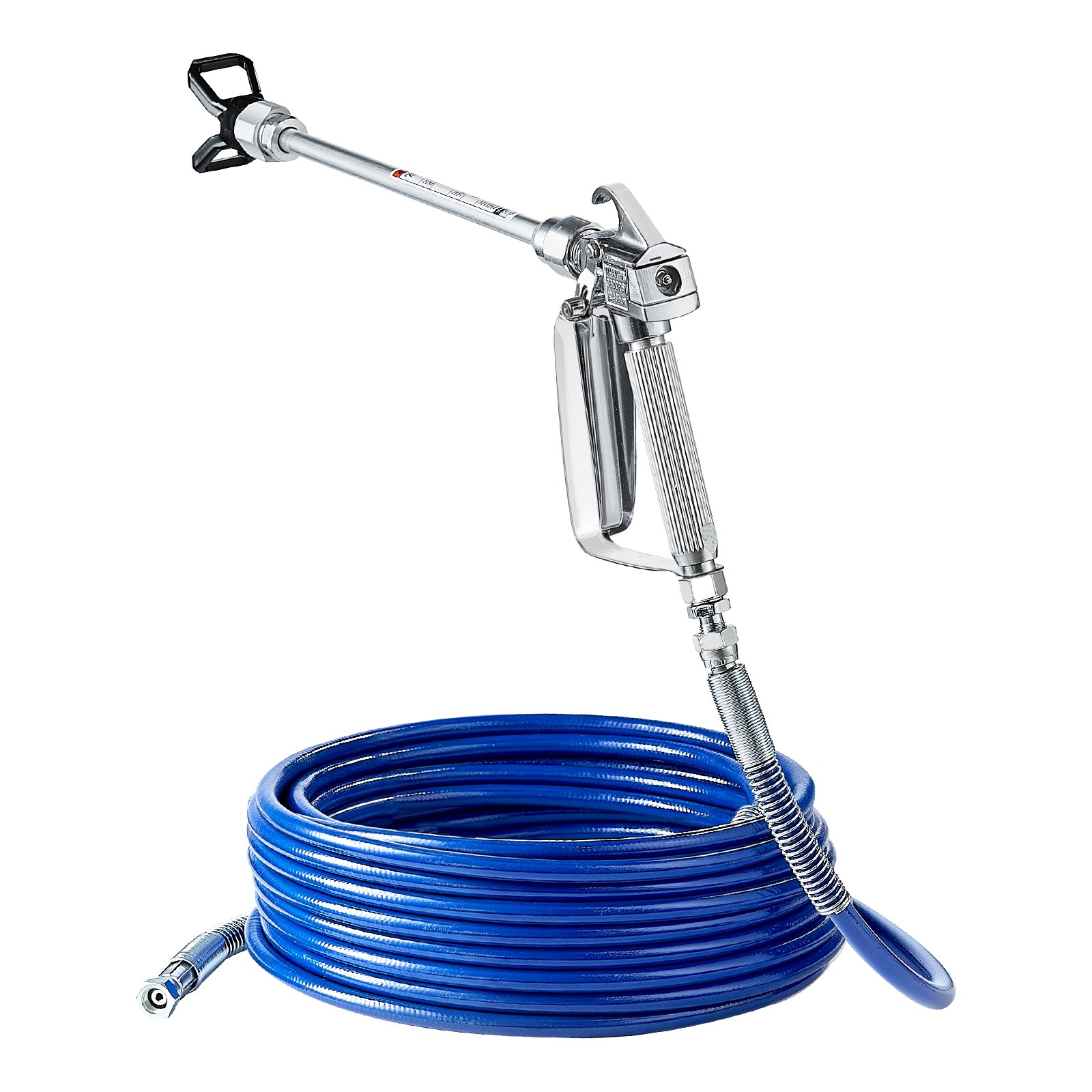 VEVOR Airless verfspuitpistool en slangset, 3600 PSI verfspuitslangset met 5 tips, 211, 315, 417, 517, 623, Airless spuitpistoolset met filters, slang en verlengstangen