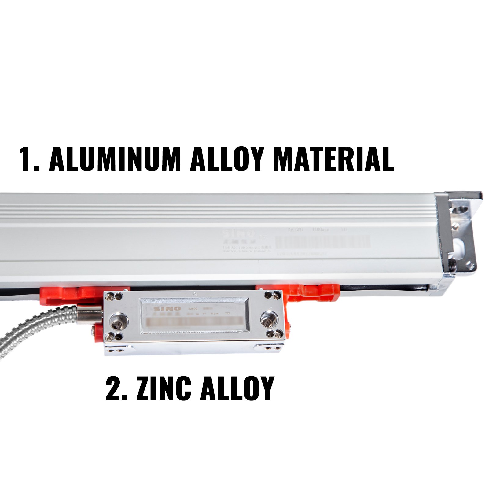 Veovr Lineaire Schaal Met Hoge Nauwkeurigheid Lineaire Glazen Schaal Dro 1100mm