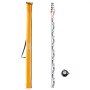 VEVOR Measuring Rod 5M Metric Telescopic Grade Rod CM/MM w/ Bubble Level & Bag