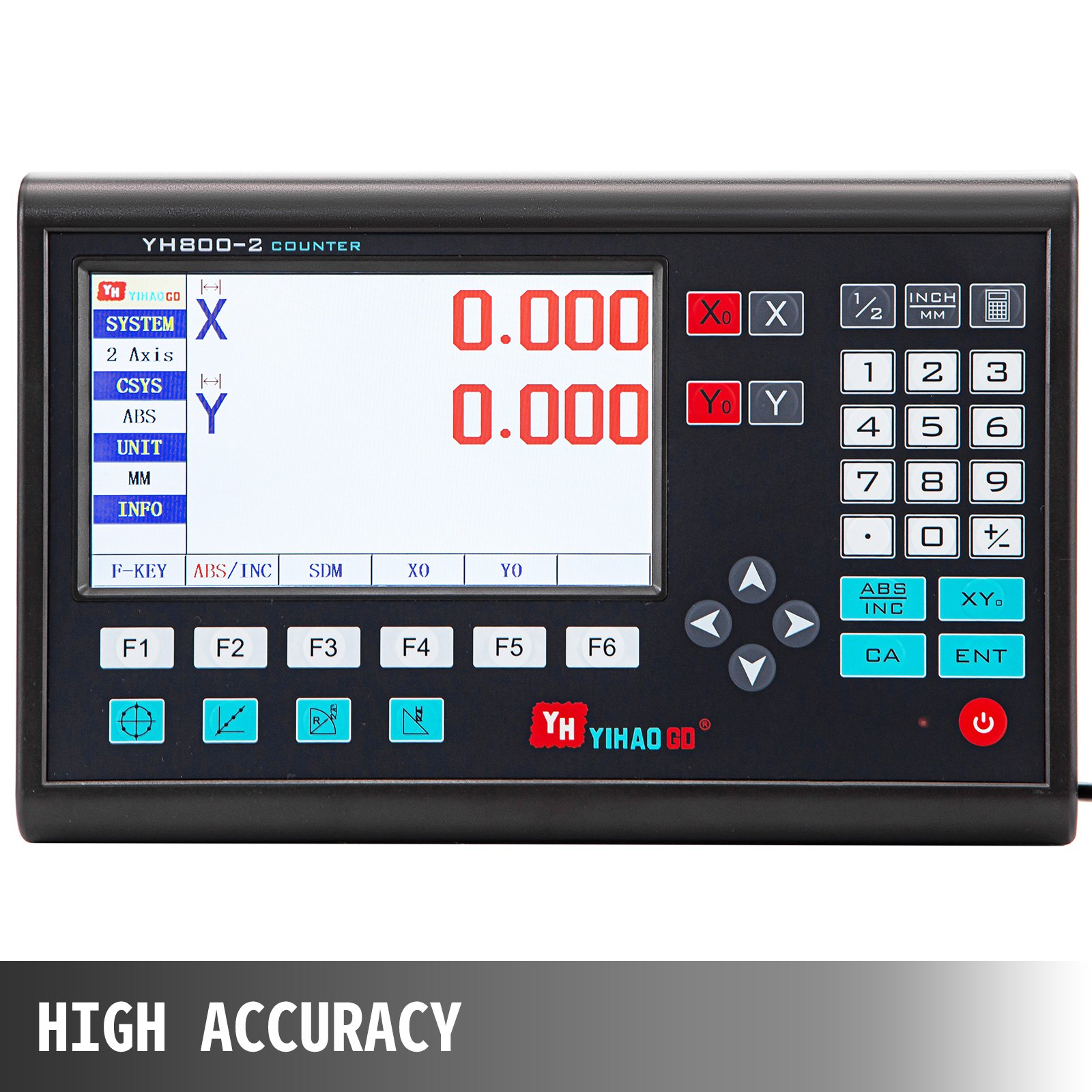 Vevor Cnc Digitale Uitlezing Display, Draaibank Bedieningspaneel Lcd 2-assige