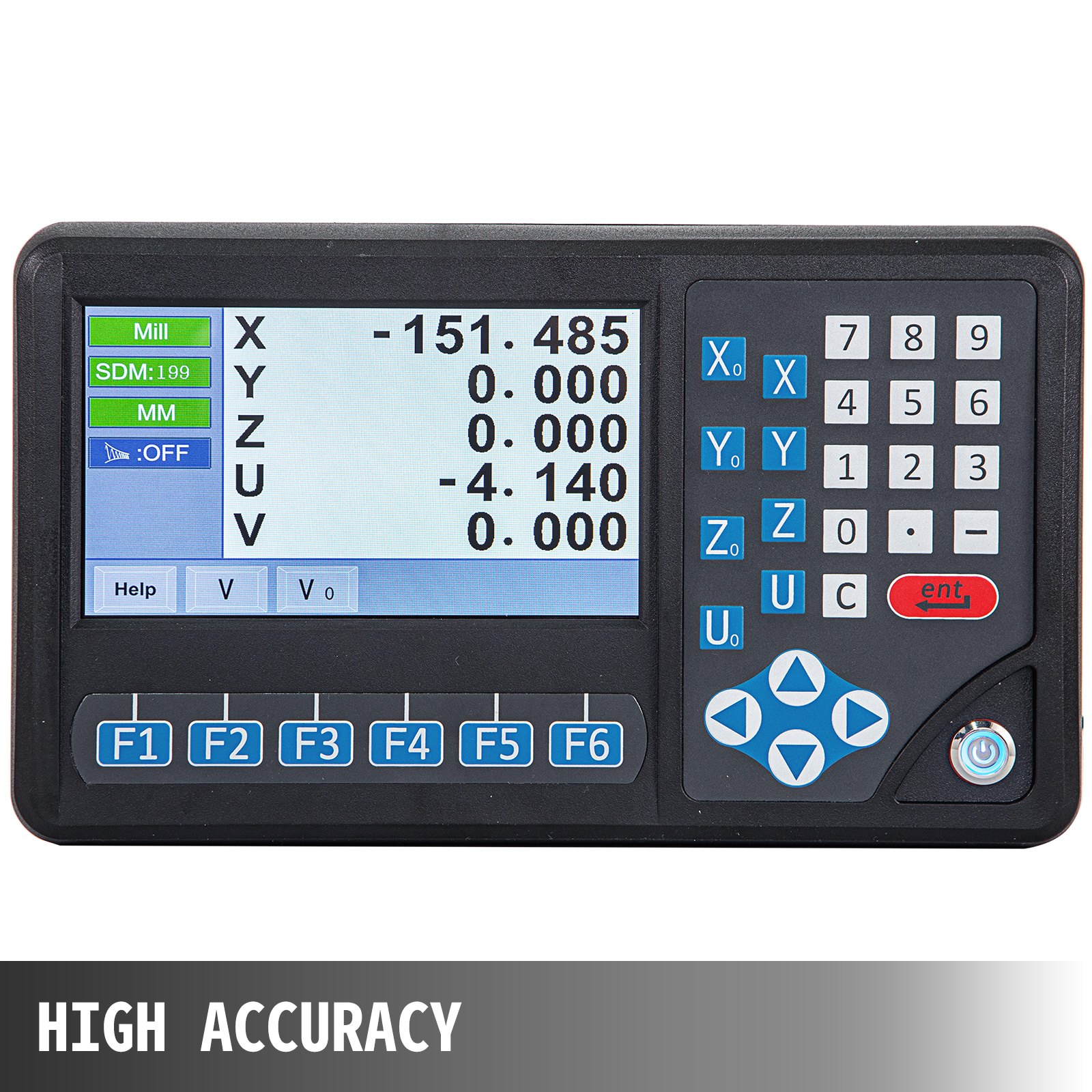 Vevor Cnc Digitale Uitlezing Display, Draaibank Bedieningspaneel Lcd 5-assige