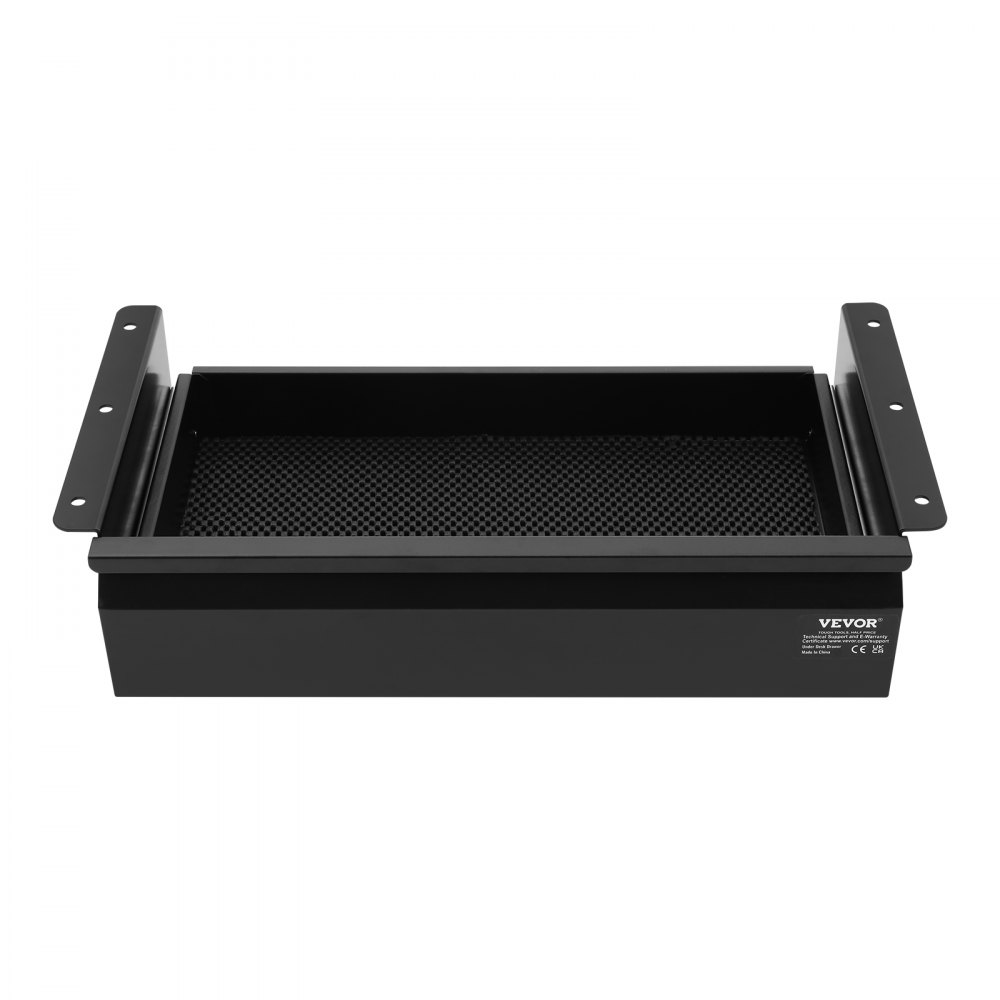 VEVOR Onderbureaulade 440x223x101 mm, Onderbureaulade, Verborgen Bureau-opbergorganizer, Pennenlade onder de tafel voor Zit-Sta werkplekken op Kantoor & Thuis