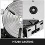 Scheidingsdraaitafel 200 mm horizontaal-verticaal verdeelkop draaibaar CNC