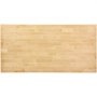 VEVOR Houten tafelblad, 1200 x 750 x 38 mm, draagvermogen 150 kg, universeel eendelig esdoornhouten bureau voor in hoogte verstelbaar elektrisch staand bureauframe, werkblad voor thuiskantoor