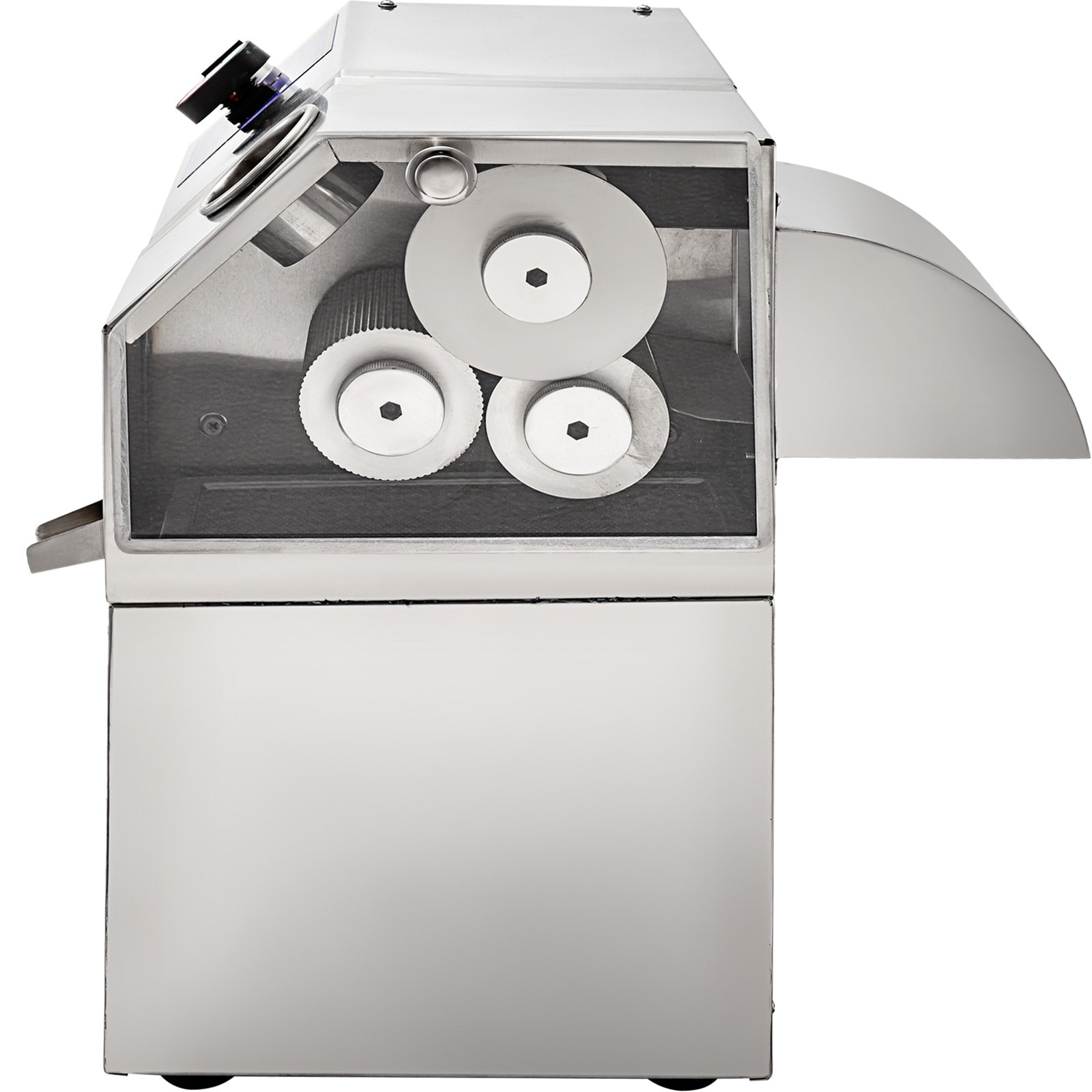 Suikerrietpers Suikerrietmachine 400W elektrische sapcentrifuge met 3 rollen