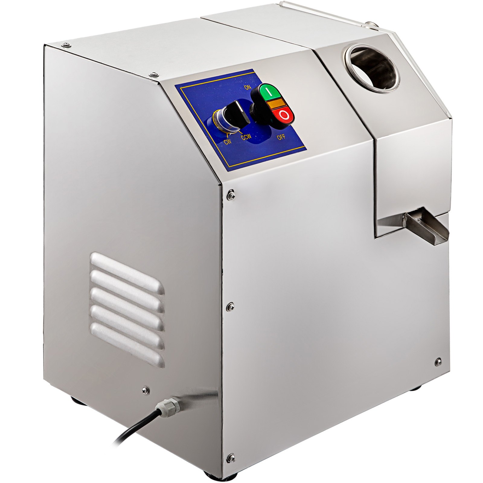 Suikerrietpers Suikerrietmachine 400W elektrische sapcentrifuge met 3 rollen