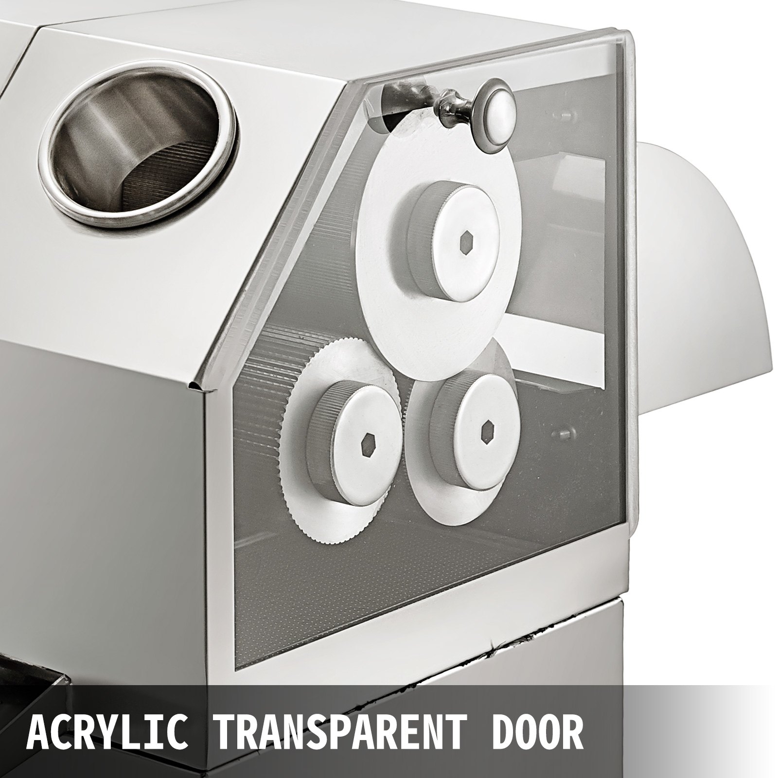 Suikerrietpers Suikerrietmachine 400W elektrische sapcentrifuge met 3 rollen