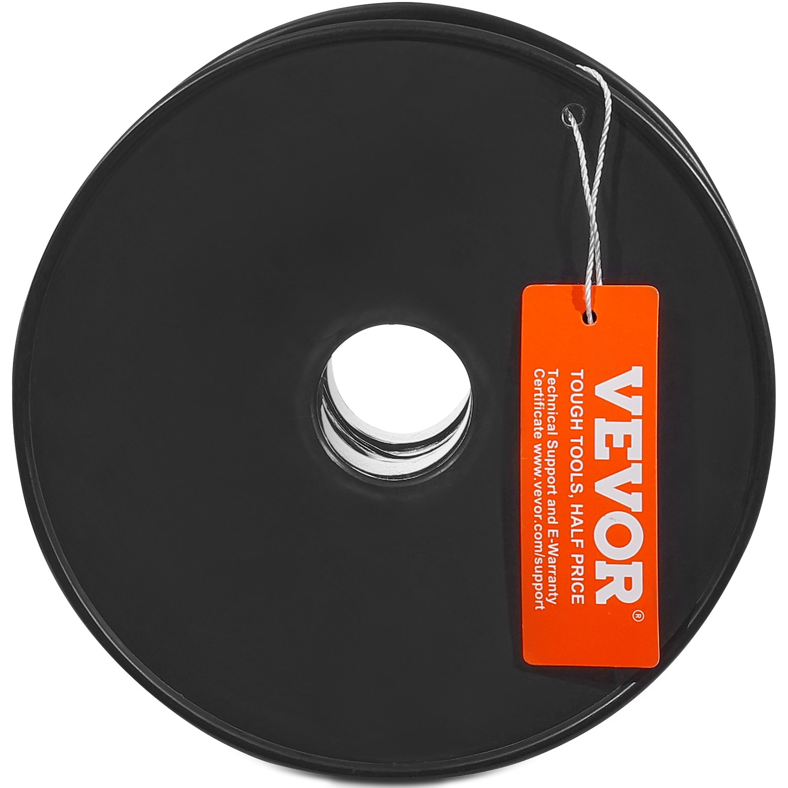 VEVOR gevlochten nylon touw, 3/16 inch x 250 ft, 32 strengen, breeksterkte van 720 lb, klimtouw voor buiten, klimtouw voor boomverzorgers voor rotsklimmen, kamperen, schommels, abseilen, reddingsacties