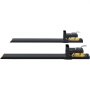 VEVOR 2x palletvorken klembaar 1490x100x230 mm vorkenbord 1814kg laadvermogen vorken 149cm totale lengte met 109,2cm vorkblad heftruck heftrucktanden voorlader palletframe