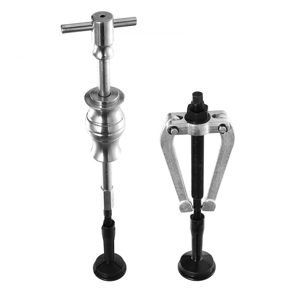 VEVOR Blind Hole Collet Lagerring en Seal Puller Extractor Set, Slide Hammer Pilot Insert Tool Set voor het verwijderen van de trapas, 10 verstelbare spantangen en tegenhouders, 16 stuks