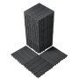 VEVOR Interlocking Deck Tiles 36 Pack 12"x12" Plastic for Porch Dark Grey