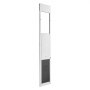 VEVOR Dog Door for Sliding Glass Door, 75 7/8" to 80 11/16" Adjustable Height, Aluminum Alloy Frame with 3-Layer Flap and Rotating Hinge, for Extra Large-Sized Dogs, Sliding Glass Pet Doors for Renter