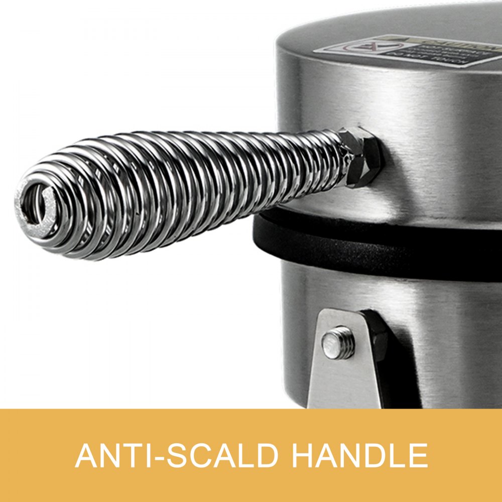 Wafelijzer wafelmachine dubbele ronde wafel apparaat roestvrijstalen wafelijzer