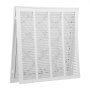 VEVOR Return Air Filter Grille, Fits W20 x H20in Duct Opening Size, Filter Included, Return Air Vent Cover for Wall, Powder-Coated Steel Return Air Grill Detachable Face/Door for 1 inch Filters
