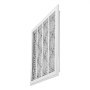 VEVOR Return Air Filter Grille, Fits W20 x H20in Duct Opening Size, Filter Included, Return Air Vent Cover for Wall, Powder-Coated Steel Return Air Grill Detachable Face/Door for 1 inch Filters
