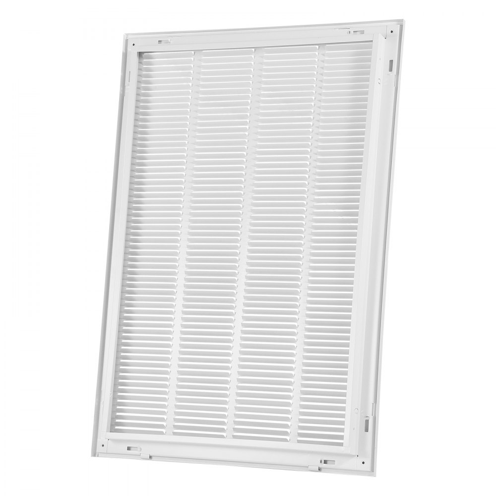 VEVOR Return Air Filter Grille, Fits W20 x H30 Inch Duct Opening, Filter Not Included, Return Air Vent Cover for Wall, Powder-Coated Steel Return Air Grill Detachable Face/Door for 1 inch Filters