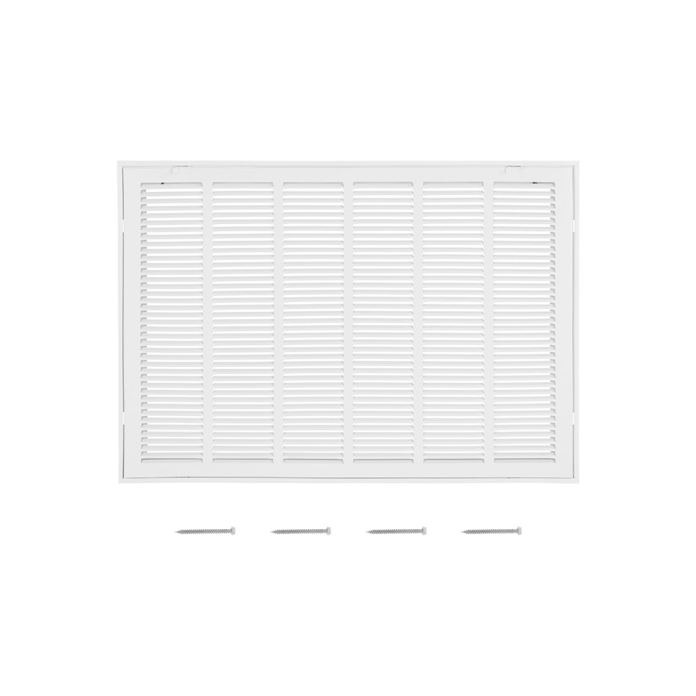 VEVOR Ventilatierooster 83x57,2x4 cm, Geschikt voor inbouwopening van 75,5x50,5 cm, Filter NIET inbegrepen, Afvoerluchtrooster voor de muur, Retourluchtrooster van staal