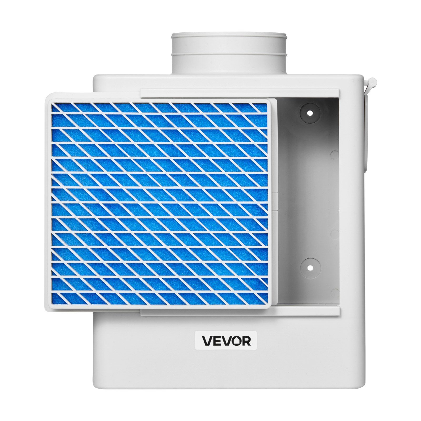 VEVOR 3-in-1 Indoor Dryer Vent Kit,Premium ABS Material Fits 99 mm Exhaust Port, Smart Overheating Reminder Exhaust Hood & Easy Detach Mesh Cap & Multi-layer Purification with 4 Replacement Pads