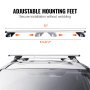 VEVOR Universal Roof Rack Crossbar 52" Length for Vehicle with Raised Side Rail