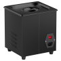VEVOR 2L Ultrasoonreiniger 60W Digitale Ultrasoonreiniger met Zachte Modus & Verbeterde Ontgassing, 40kHz Industriële Sieradenreiniger met Verwarming & Timer, voor Brillen Horloges Zwart