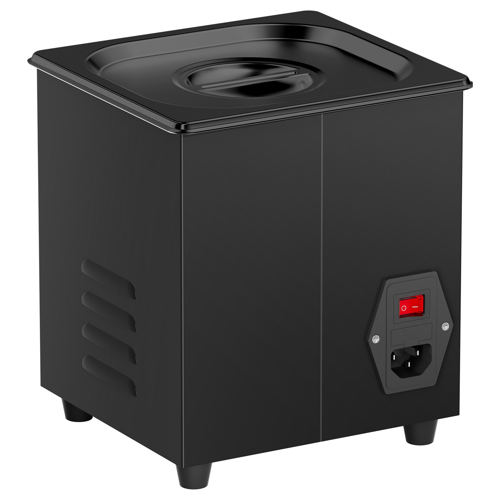 VEVOR 2L Ultrasoonreiniger 60W Digitale Ultrasoonreiniger met Zachte Modus & Verbeterde Ontgassing, 40kHz Industriële Sieradenreiniger met Verwarming & Timer, voor Brillen Horloges Zwart