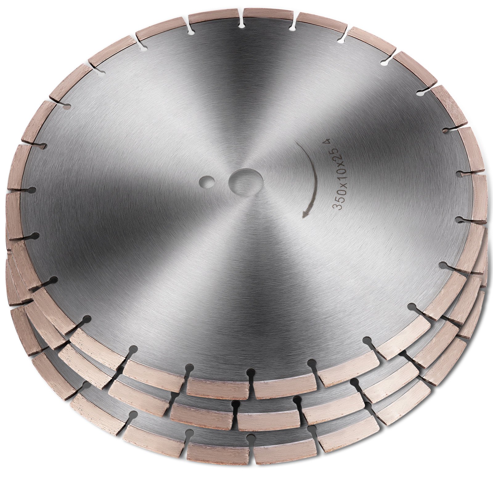 VEVOR Diamond Blade 14” Stone Saw Blade 4PCS Angle Grinder Diamond Blade Thin Diamond Cutting Wheel Diamond Tile Saw Blade Granite Cutting Blade for Cutting Porcelain Tile Granite Marbles Masonry