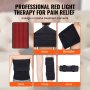 VEVOR Red Light Therapy Mat for Body 264PCS LED Light Therapy Pad 3 Wavelengths