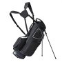 VEVOR golf cart bag with padded straps, multiple zippers, side pockets, and a stand.