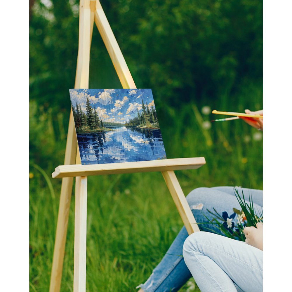 VEVOR Canvas Boards for Painting, 9 x 12 Inch White Canvases for Painting, 24 Pack Painting Canvas Panels for Sketching, Acrylic and Oil Painting, Watercolor, Paint Canvas for Kids and Professionals