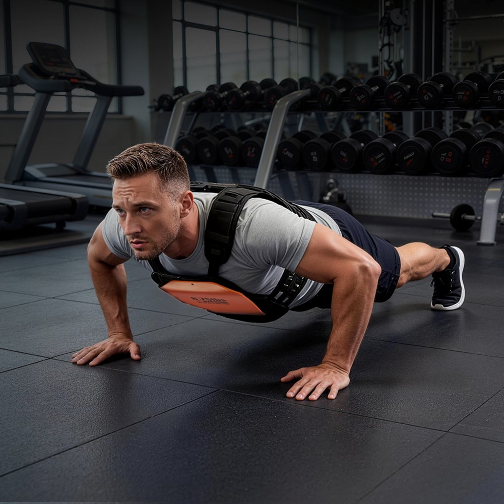 VEVOR Gewichtsschijven voor Gewichtvesten 8 kg Set (2 x 4 kg), Gebogen Gewichtsschijven voor Gewichtvesten voor WODs & Functionele Training, Ergonomisch Extra Gewicht voor Krachttraining, Hardlopen en Fitness