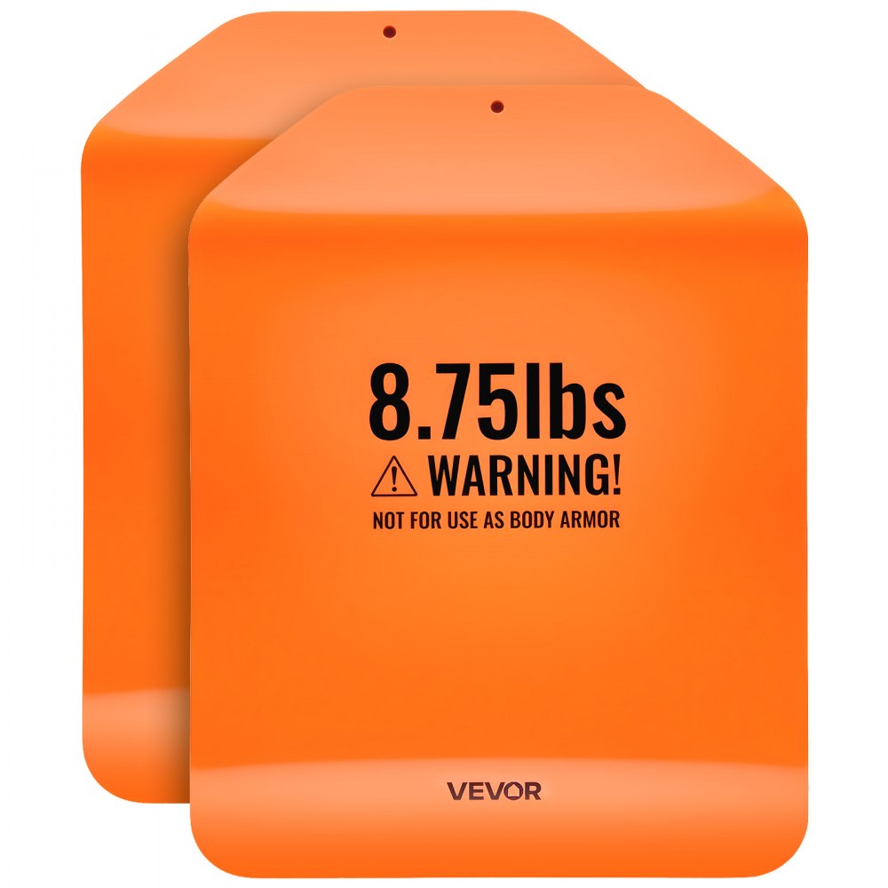 VEVOR Gewichtsschijven voor Gewichtvesten 8 kg Set (2 x 4 kg), Gebogen Gewichtsschijven voor Gewichtvesten voor WODs & Functionele Training, Ergonomisch Extra Gewicht voor Krachttraining, Hardlopen en Fitness