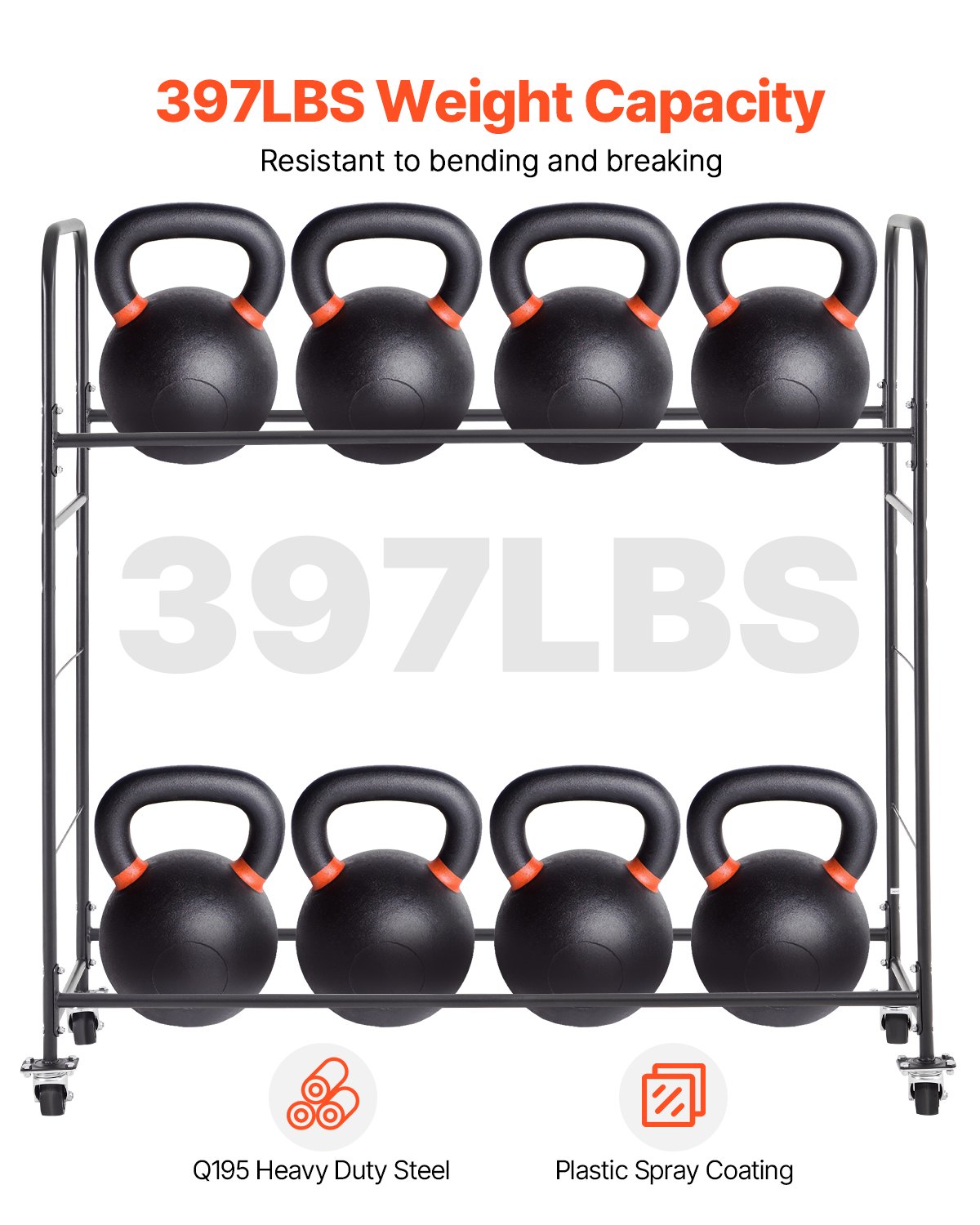 VEVOR Rolling Tire Storage Rack, 2-Shelf Tire Holder and Transport Trailer for Garage, Heavy-Duty Steel Tire Storage Cart with Wheel, Adjustable Height & Protective Cover, Hold up to 12 Standard Tires