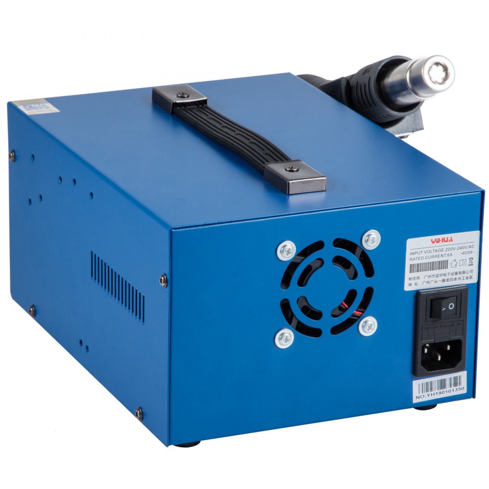 VEVOR Soldeerstation Rework 853D 4IN1 800W Heteluchtpistool Soldeerbout Lasser