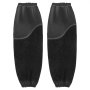 VEVOR Flame Resistant Welding Work Sleeves, Heavy Duty Cowhide Leather & FR Cotton Arm Protection Sleeves for Men Women - with Elastic Cuffs for Welding, Blacksmithing, Woodworking
