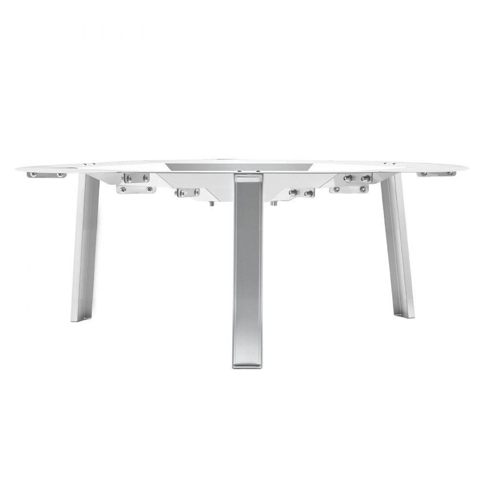 VEVOR vuurschaal warmteverdeler, 685x254 mm rond kampvuur hitteschild voor houtvuurkorf, warmteverdeler van roestvrij staal 304, afneembare branderafdekking, kampeeraccessoire