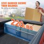 VEVOR Cargo Bar, Truck Bed Bar Adjustable from 40" to 73", Heavy-duty Steel Cargo Stabilizer Bar with 220 lbs Capacity, Truck Load Bar Stop Sliding for Pickup Truck Bed, SUV