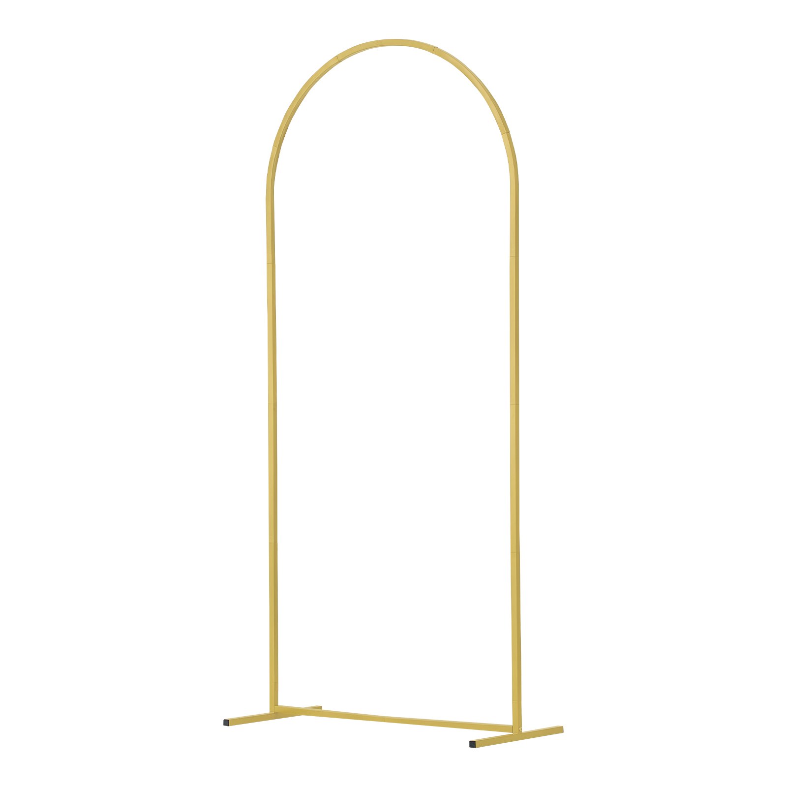 VEVOR Wedding Arch Backdrop Stand, Set of 3, Metal Stable Stand with Case Connection & Chassis Crossbar Design, Easy-to-Assemble Gold Stand with Premium Gauze, Fit for Birthday, Celebration, Holiday