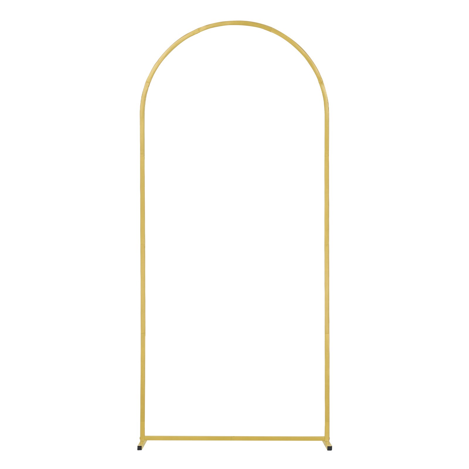 VEVOR Wedding Arch Backdrop Stand, Set of 3, Metal Stable Stand with Case Connection & Chassis Crossbar Design, Easy-to-Assemble Gold Stand with Premium Gauze, Fit for Birthday, Celebration, Holiday