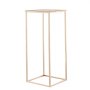 VEVOR Wedding Flower Stand, 10PCS 23.62-inch Column Flower Stand, Floral Stands with Metal Laminate, Rectangular Floral Display Rack for Wedding, Party, Birthday, Home, French Gold Stands