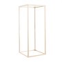 VEVOR Wedding Flower Stand, 10PCS 23.62-inch Column Flower Stand, Floral Stands with Acrylic Laminate, Rectangular Floral Display Rack for Wedding, Party, Birthday, Home, French Gold Stands