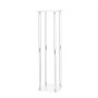 VEVOR Bruidsbloemenstandaard 200x200x800 mm, 10 stuks. Bloemenstandaards met kubusvormig acrylplankje en cilindrische poten, plantenstandaards voor bruiloften, feesten, verjaardagen, thuis, tafeldecoratie.