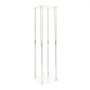 VEVOR Bruidsbloemenstandaard 200x200x800 mm, 10 stuks. Bloemenstandaards met kubusvormig acrylplankje en cilindrische poten, plantenstandaards voor bruiloften, feesten, verjaardagen, thuis, tafeldecoratie.