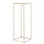 VEVOR Wedding Flower Stand, 10PCS 31.5-inch Column Flower Stand, Floral Stands with Metal Laminate, Rectangular Floral Display Rack for Wedding, Party, Birthday, Home, French Gold Stands