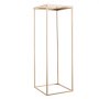 VEVOR Wedding Flower Stand, 10PCS 31.5-inch Column Flower Stand, Floral Stands with Metal Laminate, Rectangular Floral Display Rack for Wedding, Party, Birthday, Home, French Gold Stands